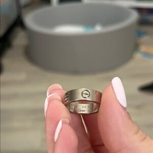 Cartier Silver Love Ring